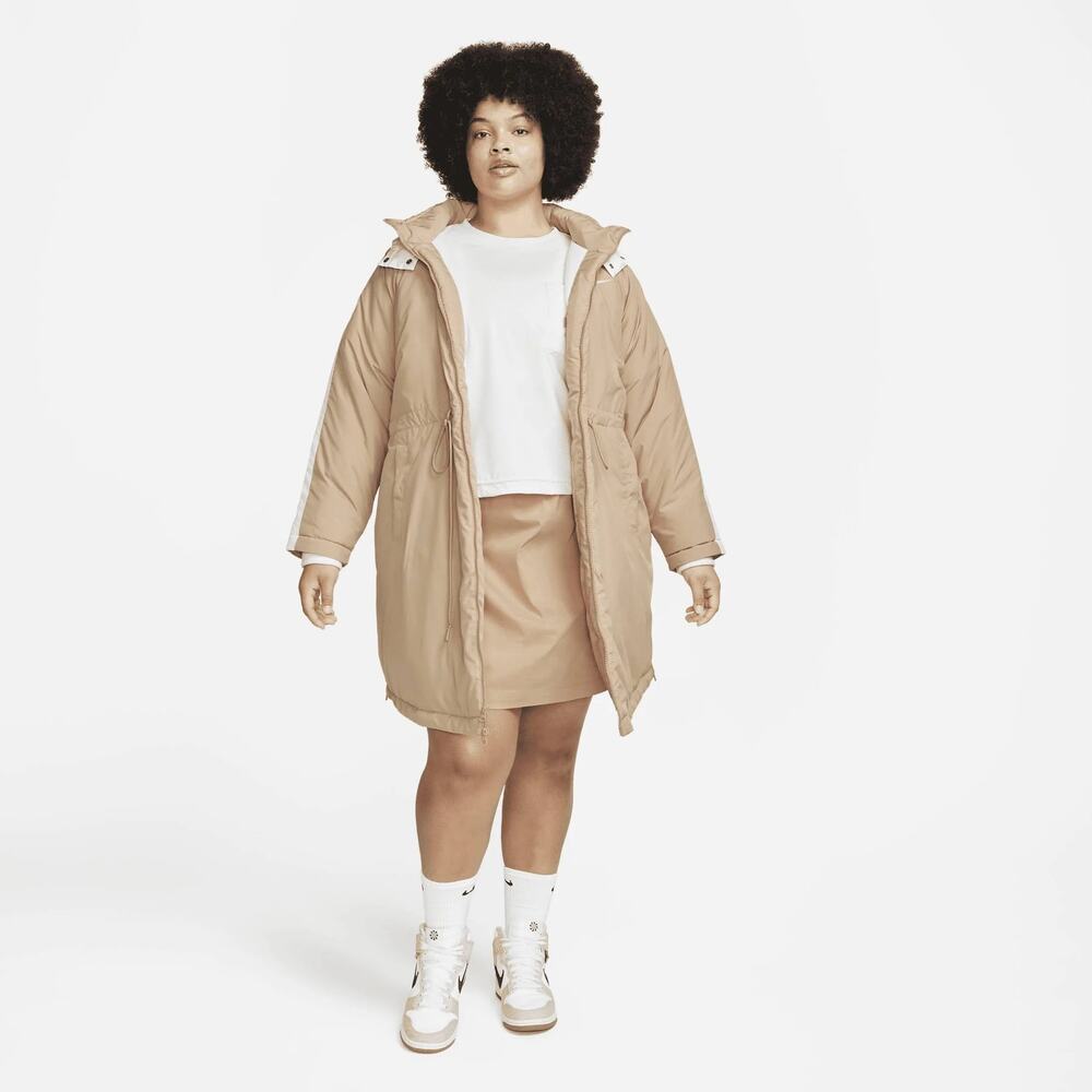 NWT Nike​ Sportswear Essential Trench Jacket Women's Plus Size 2X (FB3201-200) - Picture 2 of 12